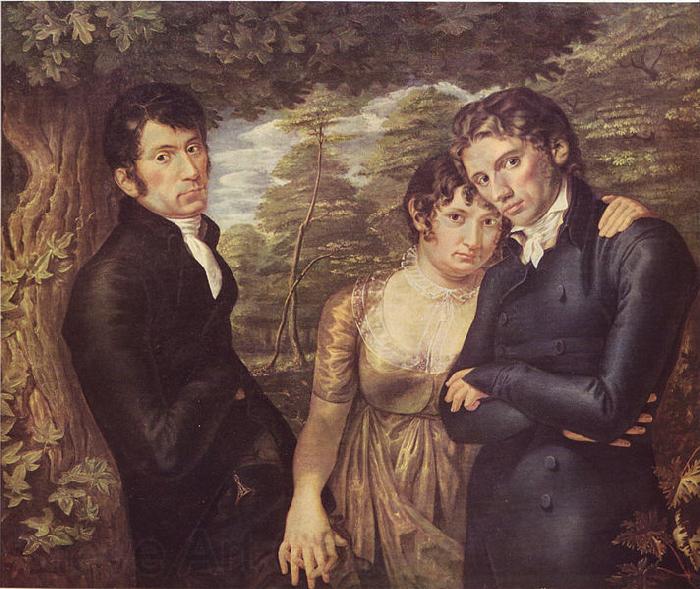 Philipp Otto Runge seiner Frau Norge oil painting art